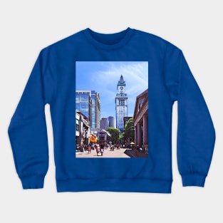 Boston MA - Quincy Market Crewneck Sweatshirt